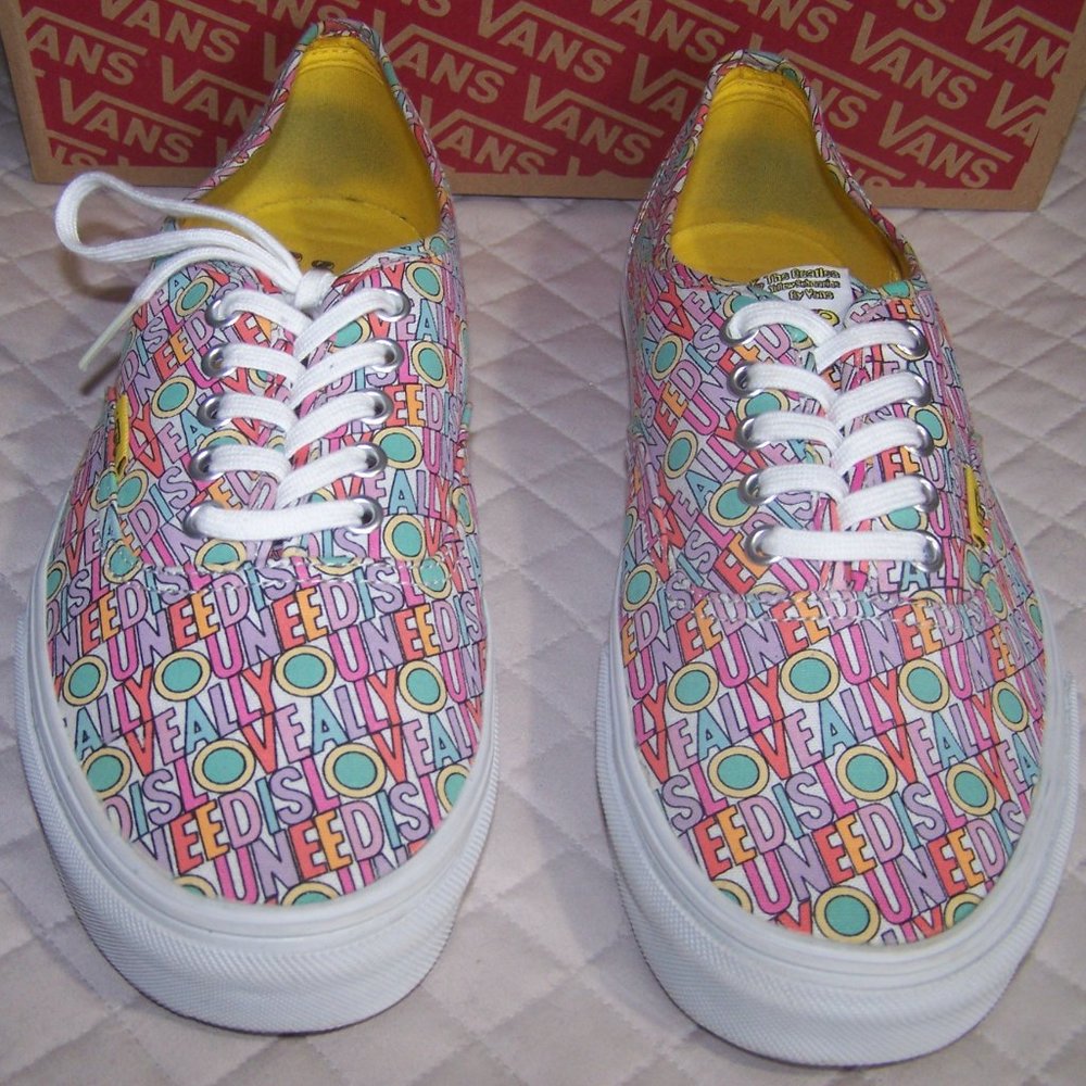 The Beatles All You Need Is Love Vans Men's 10 & Rare DVD